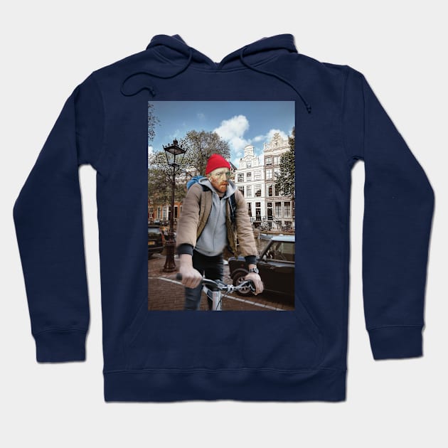 Vincent in Amsterdam Hoodie by Dikhotomy